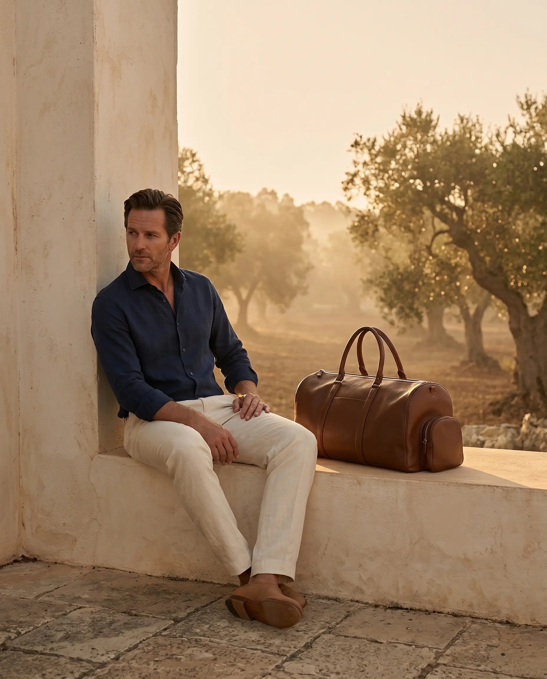 Duffle Bag Estate - Tumbled Deep Mahogany
