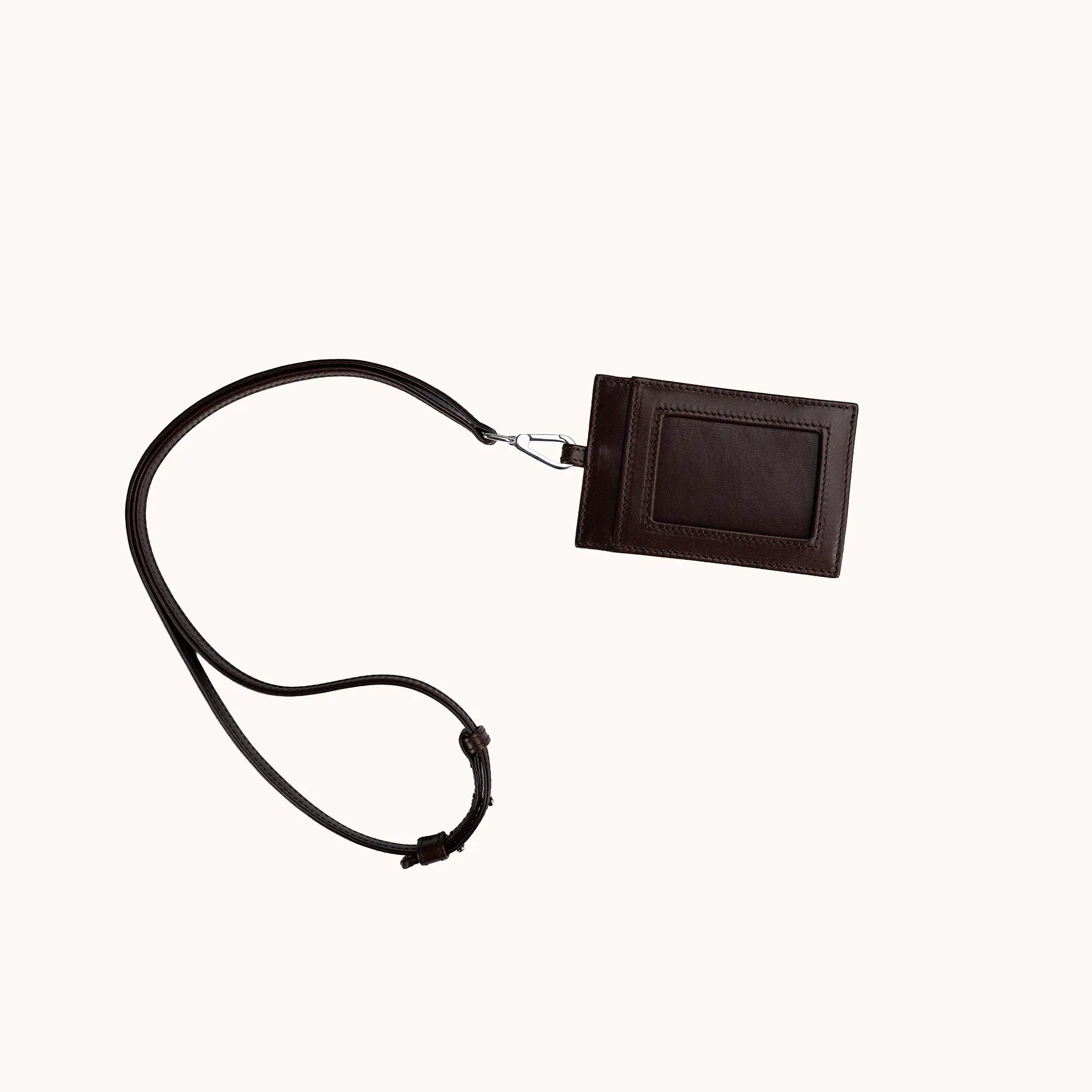 Badge Carrier Signet - Deep Mahogany
